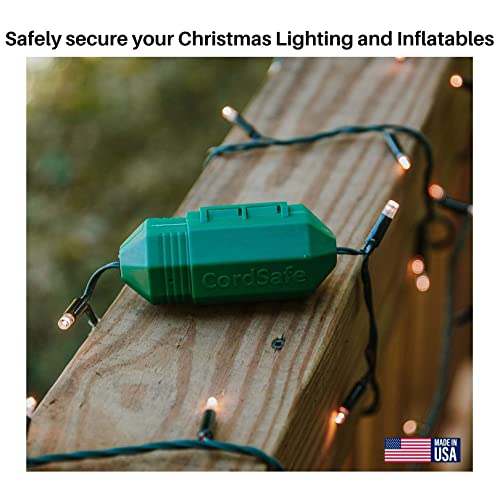 CordSafe Outdoor Extension Cord Protector – Weather-Resistant Snap-Lock Cover for Plug Connections – Rugged UV-Resistant Plastic Plug Protection, 1-Pack - Image 3