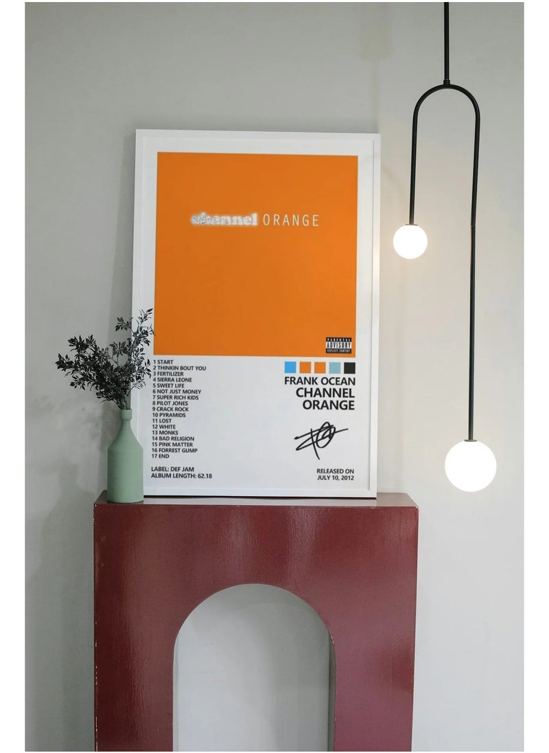 TNESSENTIAL FRANK OCEAN CHANNEL ORANGE CANVAS POSTER