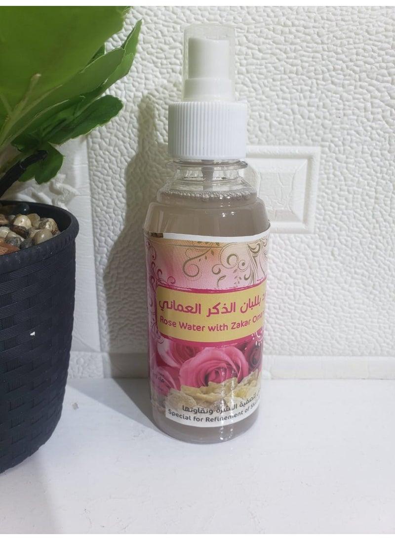 Rose water with Zakar Omani  Luban - Image 2