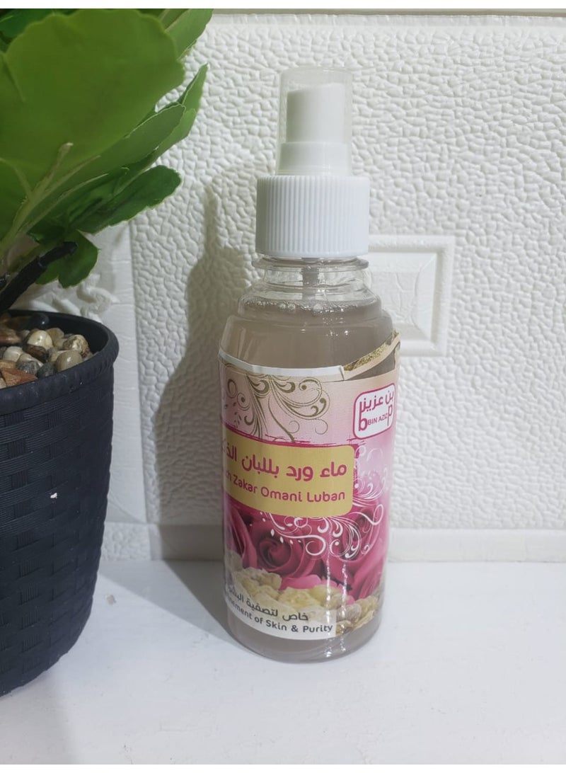 Rose water with Zakar Omani  Luban - Image 1