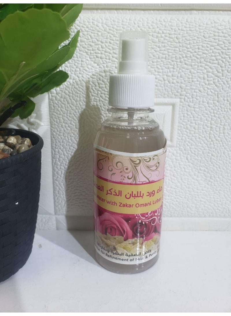 Rose water with Zakar Omani  Luban - Image 3