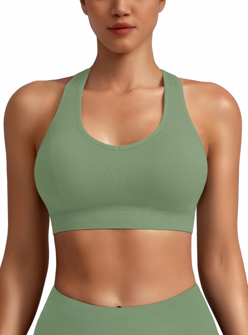 MIRITY Women Racerback Sports Bras - High Impact Workout Gym Activewear Bra - Image 2