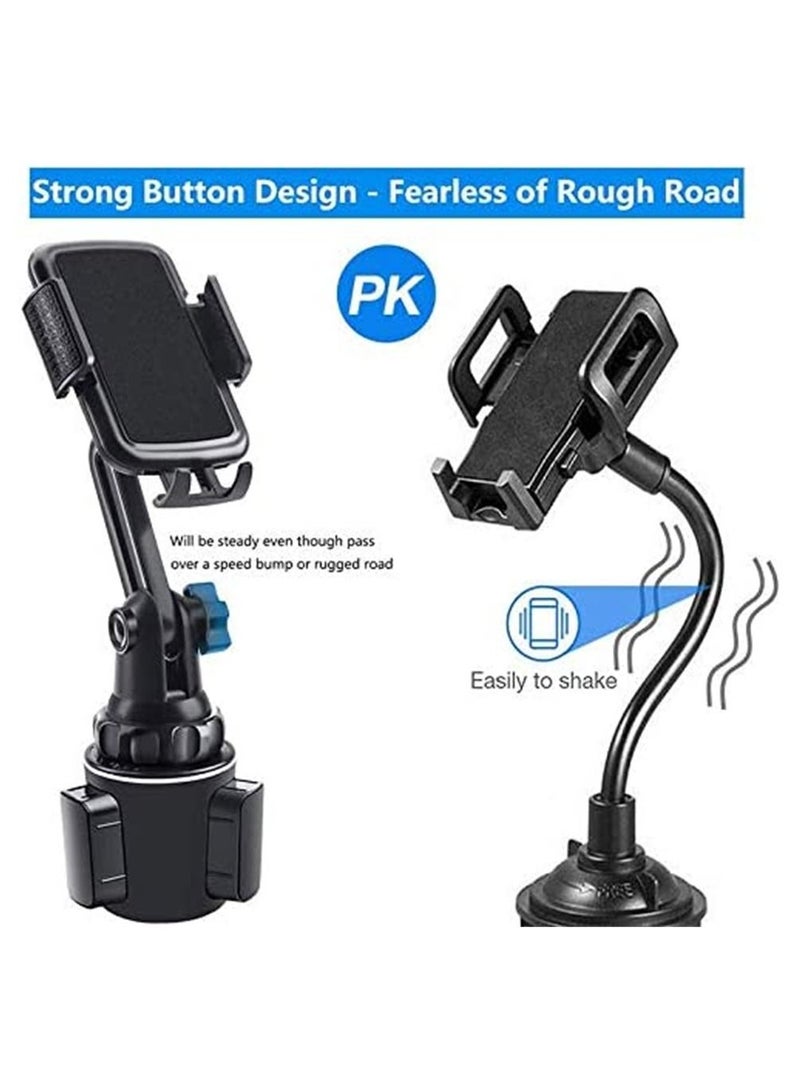 VKL Universal Car Cup Holder Cellphone Mount Stand for Mobile Cell Phones Adjustable Phone Huawei/iPhone/Samsung - Image 4