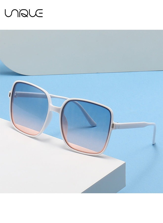 Unique Sun Glasses - Square Sun  Glasses - Gradient Sun  Glasses - Vintage Sun Glasses - UV400 Sun Glasses - Fashion Sun Glasses for Women - Image 3