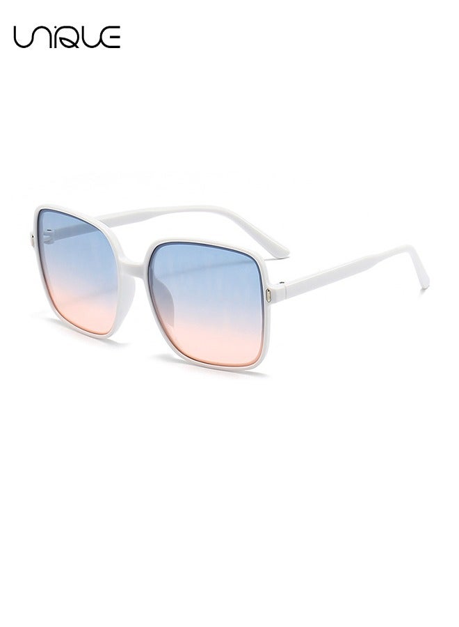 Unique Sun Glasses - Square Sun  Glasses - Gradient Sun  Glasses - Vintage Sun Glasses - UV400 Sun Glasses - Fashion Sun Glasses for Women - Image 1