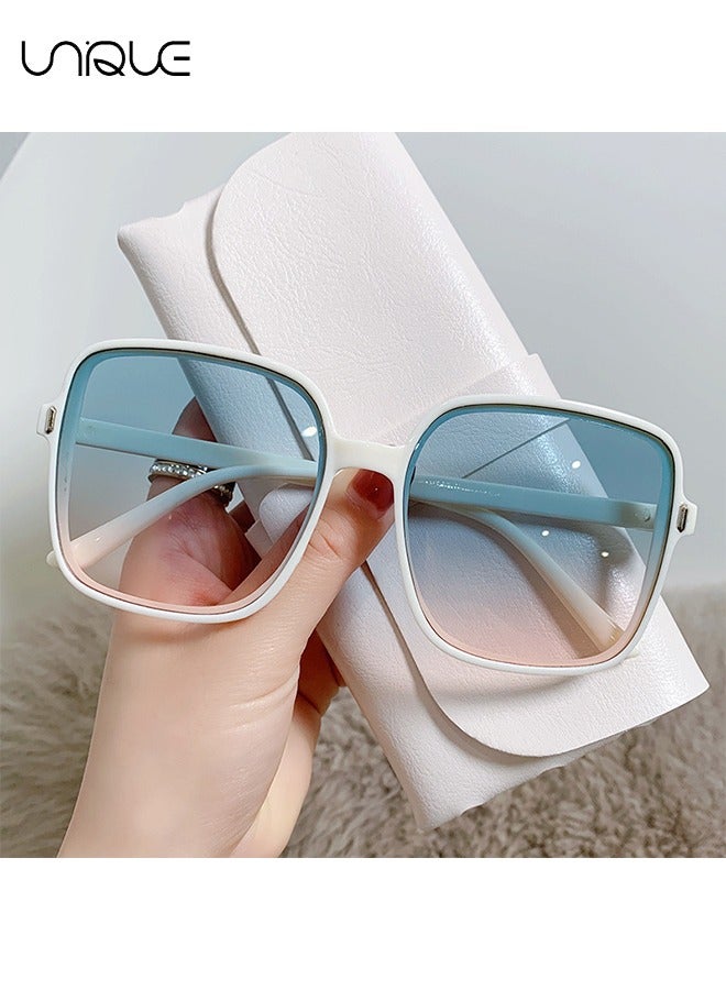 Unique Sun Glasses - Square Sun  Glasses - Gradient Sun  Glasses - Vintage Sun Glasses - UV400 Sun Glasses - Fashion Sun Glasses for Women - Image 5