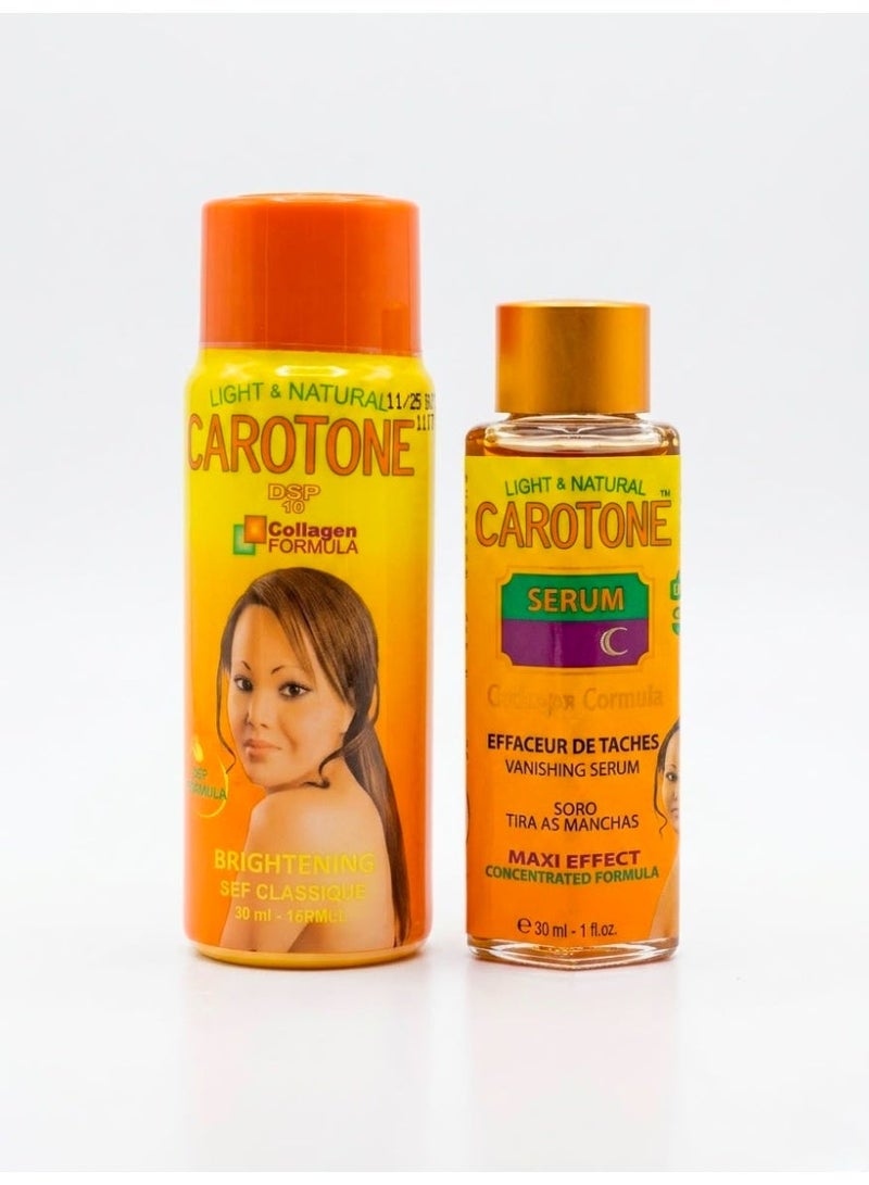Carotone Black Spot Corrector Serum 30ml & Brightening Oil 65ml - Image 1