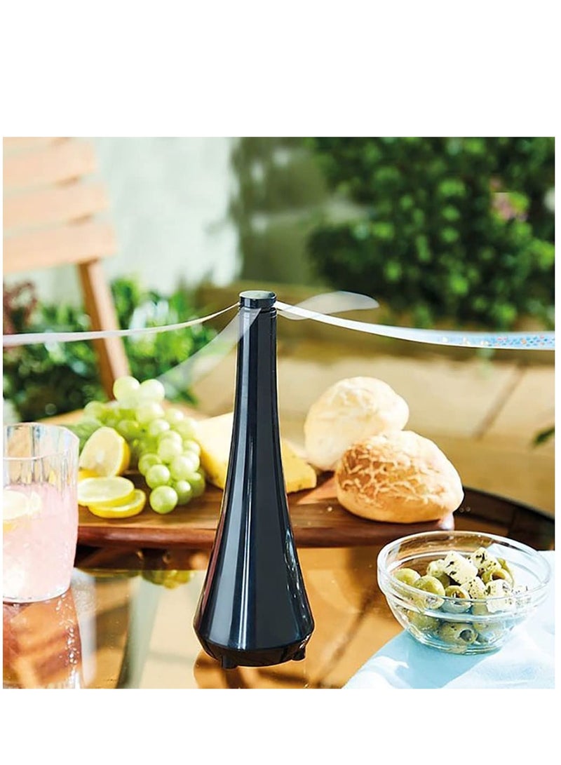 SYOSI Outdoor Picnic Food Fan, Outdoor Fly Repellent Fan, Fly Fan for Table, Outside Restaurants Meal, Portable and Ease of Use to Keep Your Food Clean - Image 1