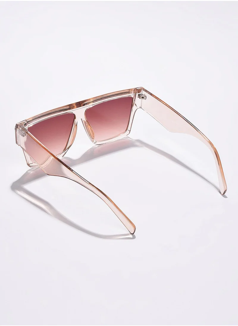 Haute Sauce Brown Lens Brown Oversized Sunglasses