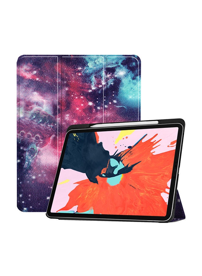 NIBEMINENT Protective Flip Cover For Apple iPad Pro (2018) 12.9-Inch Multicolour