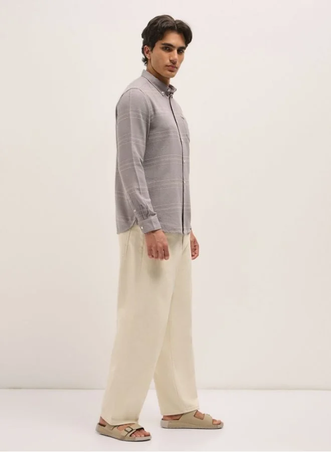 THE BEAR HOUSE Men's Shirt for Casual and Formal Wear | Classic Button-Down Style for Office, Daily Use, Travel, Events & All-Season Outfits | Versatile & Stylish Wardrobe Essential for Every Occasion