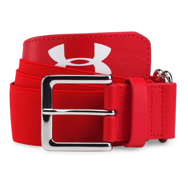 Under Armour Men's UA Baseball Belt OSFA Red - Image 3