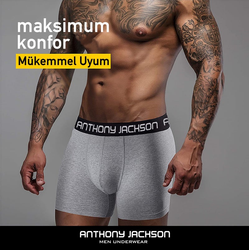 Anthony Jackson Lycra Box of 6 Premium Men's Boxer Herman  - Image 2