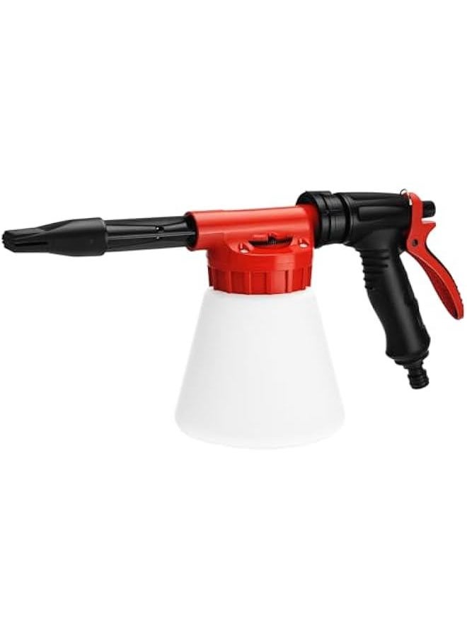 Arabest Car Wash Foam Gun - Adjustable Foam Cannon Blaster for Garden Hose | 32oz Bottle  - Image 1