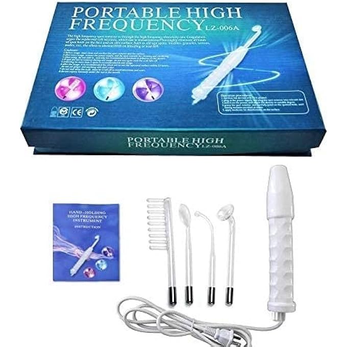 ACI PORTABLE HIGH FREQUENCY FACIAL MACHINE, PORTABLE HANDHELD HIGH FACIAL FREQUENCY WAND MACHINE - Image 1