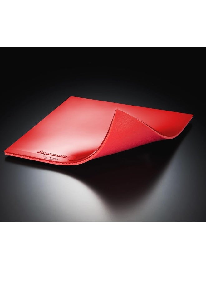 BUTTERFLY مطاط تنس الطاولة ديغنيكس 09C مقلوب احترافي مطاط تنس الطاولة أحمر (1.9 مم) 4906901203327 - Image 3