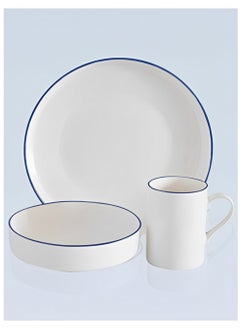 BLACKSTONE 18 Pcs Manhattan Dinner Set - Blue  - Image 2