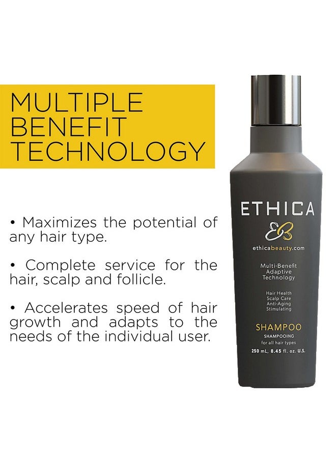 Ethica Beauty - Ethica Antiaging Shampoo Volumizing Shampoo For Men And Women Improve Thinning Stressed And Damaged Hair Plant Based Crueltyfree 8.45 Fl.Oz / 250 Ml - Image 1