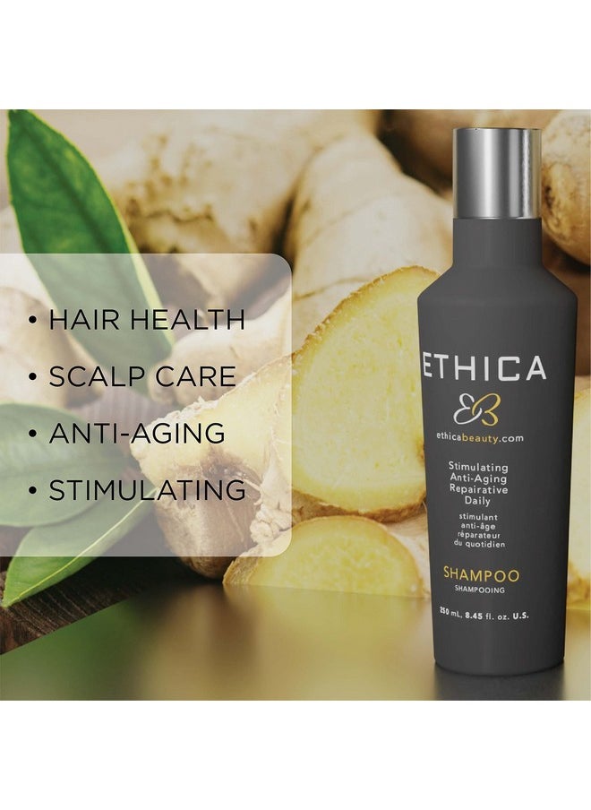 Ethica Beauty - Ethica Antiaging Shampoo Volumizing Shampoo For Men And Women Improve Thinning Stressed And Damaged Hair Plant Based Crueltyfree 8.45 Fl.Oz / 250 Ml - Image 1