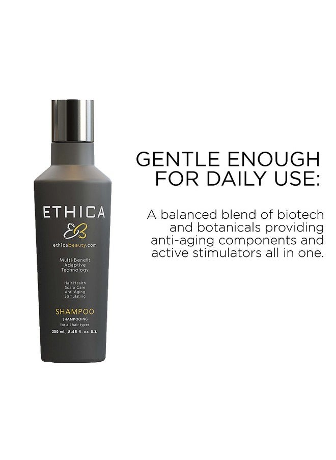 Ethica Beauty - Ethica Antiaging Shampoo Volumizing Shampoo For Men And Women Improve Thinning Stressed And Damaged Hair Plant Based Crueltyfree 8.45 Fl.Oz / 250 Ml - Image 1