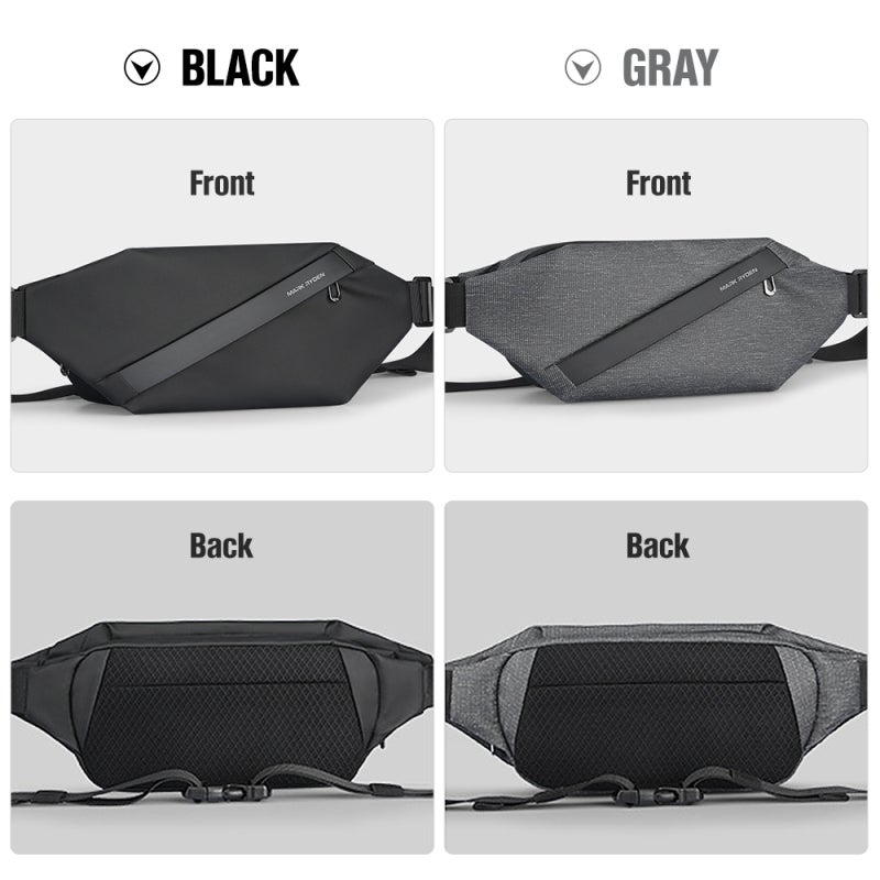 MARK RYDEN Chest Bag Sling Backpack for Men - 14x4x5.5 Inch Business Daypack with Large Capacity, Waterproof Tear-Resistant Polyester Shoulder Bag for Outdoor Sports, Cycling, Hiking, Travel - Image 5