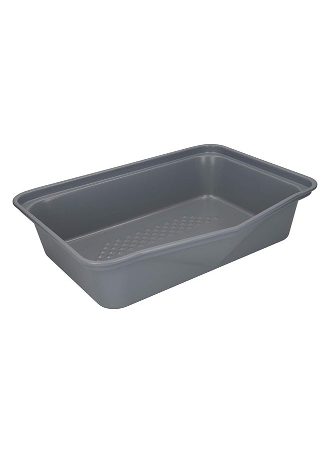 MASTERCLASS - MasterClass Smart Ceramic Large Roasting Tin with Robust Non Stick Coating, Carbon Steel, 41.5 x 31.5cm Stackable Deep Roaster Tray - Image 1