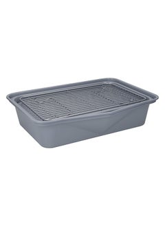 MASTERCLASS MasterClass Smart Ceramic Large Roasting Tin with Robust Non Stick Coating, Carbon Steel, 41.5 x 31.5cm Stackable Deep Roaster Tray  - Image 4