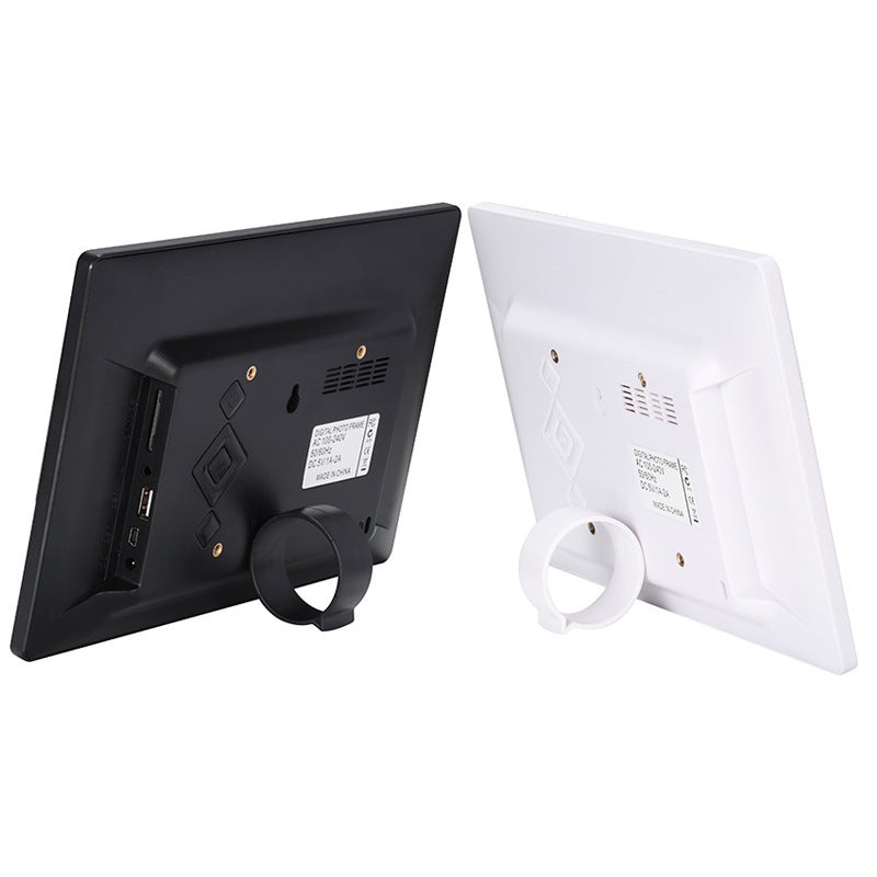 إطار صور رقمي HD بحجم 10 إنش مع موسيقى وفيديو وإعلانات متكررة 7 ألبومات رقمية بشاشة LED - Image 5