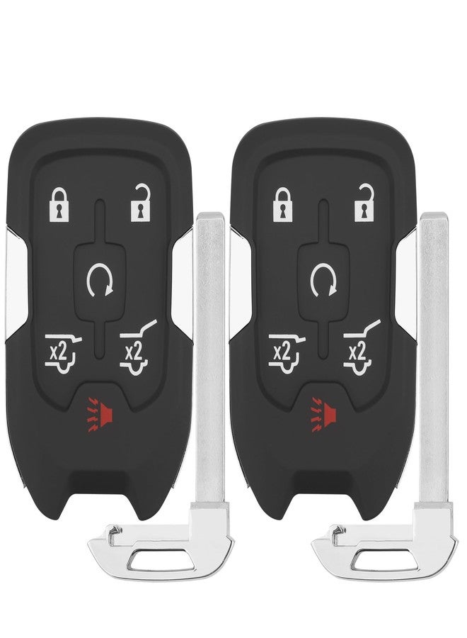 Vurkcy Key Fob Replacement for 2015-2020 Chevy Suburban Tahoe/ 15-20 GMC Yukon and Yukon XL Car Keyless Entry Remote Control,HYQ1AA,6 Buttons,2Pcs,2Pcs - Image 1