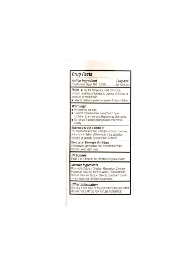 BLINK Gel Tears Lubricating Eye Drops Moderate Severe Dry Eye - Image 3