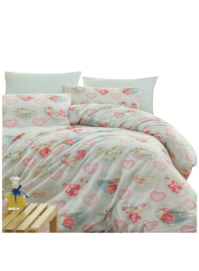 Family Bed Flat Bed sheet Set Cotton 4 pieces size 240 x 250 cm Model 176 from Family Bed - Image 2