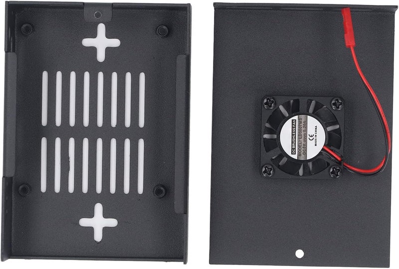 Dpofirs Single Board Computer Metall Cool Case, Protective Zinc Alloy Single Board Computer Cover with Fan for Maintenance - Image 3