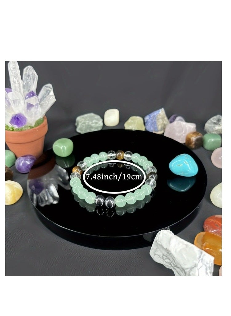 OASIS-TH - Unisex Bracelet 8mm Stress relief And Anxiety Relief Bracelet Natural Bead Bracelet Wtih Elegant Gift Box - Image 1