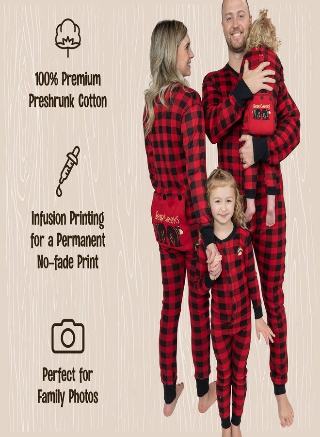 Lazy One Flapjacks, Matching Christmas Pajamas for The Dog, Baby & Kids, Teens, and Adults (Plaid Bear Cheeks, Large) - Image 4