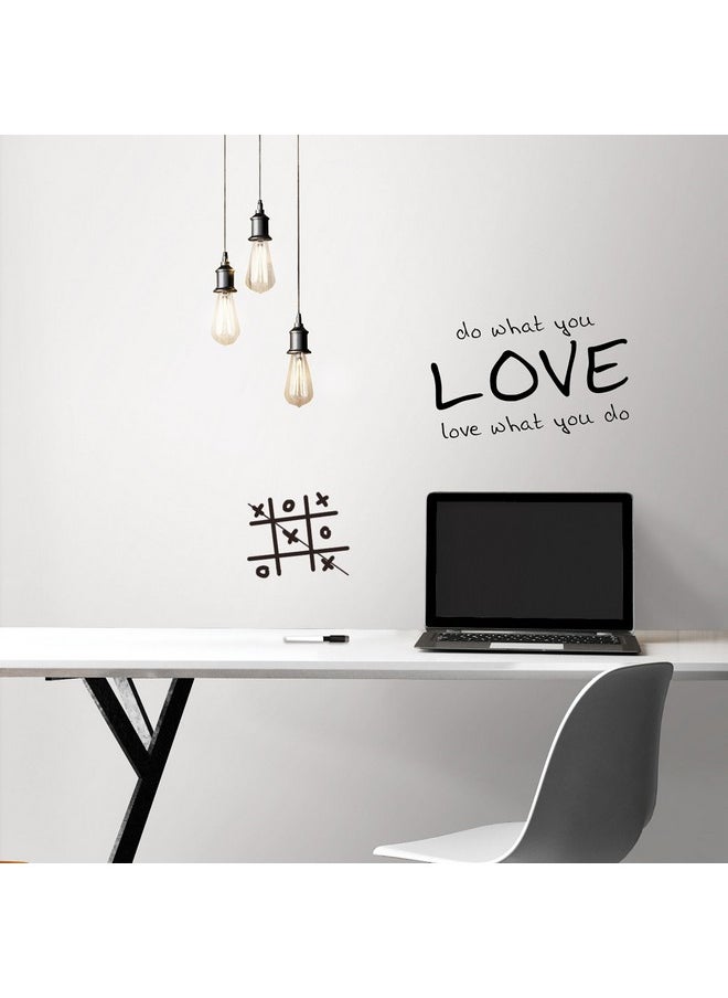 NuWallpaper Nu2497 Dry Erase Peel Stick Wallpaper White & Offwhite  - Image 2