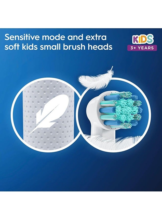 Oral-B Lightyear Kids Electric Toothbrush For Ages 3+, White - Image 4