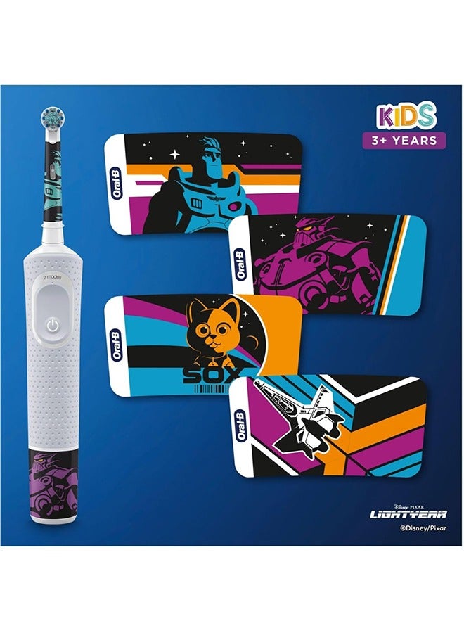 Oral-B Lightyear Kids Electric Toothbrush For Ages 3+, White - Image 5