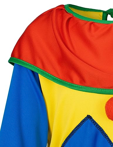 Yoroka 5Pcs Kids clown costume set Circus costume Boys and Girls Cosplay Costumes Quick Dress up for Clown(M) - Image 5