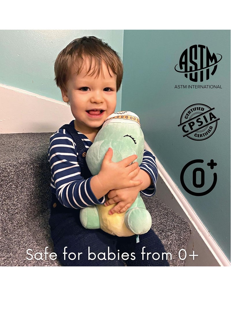 Mommy Yasmin Mommy Yasmin - Soothe & Talking Dinosaur | Ramadan & Eid Gift Surprise | Interactive & Soothing Toy | Customized Gift Bag | Sensory & Relaxing | Remote | for Baby & Toddlers & Kids  - Image 2