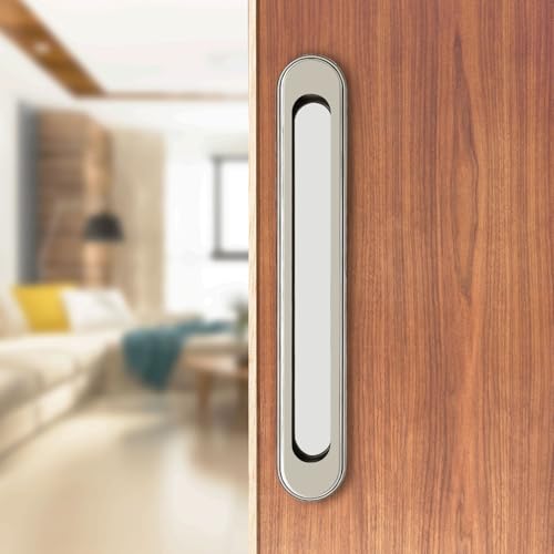 VOLO Satin Finish Conceal Handle - Durable Sliding Door Handle for Cabinets, Wardrobes, and Room Doors for Home, Office, and Hospital Settings (Model: Conceal 25) - Pack of 2 Pieces - Image 5