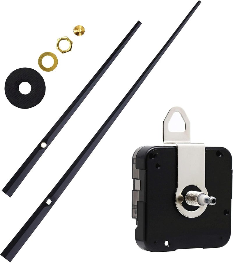 TIKROUND Youngtown 12888 High Torque Quartz Clock Movement Replacement Parts with 312 mm/ 12.3 Inch Long Spade Hands - Image 4