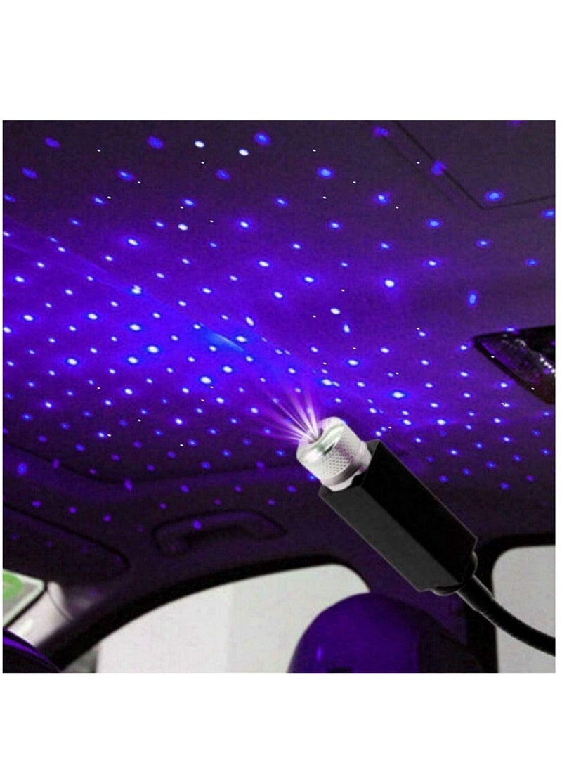 Gulf Trend Portable Adjustable Romantic Rotating Head Star Atmospheres Decoration, Projector USB Night Light & Lamp For Car Interior, Home, Bedroom, Party, Camping, Walls And Ceiling Car Fancy Lights - Image 5