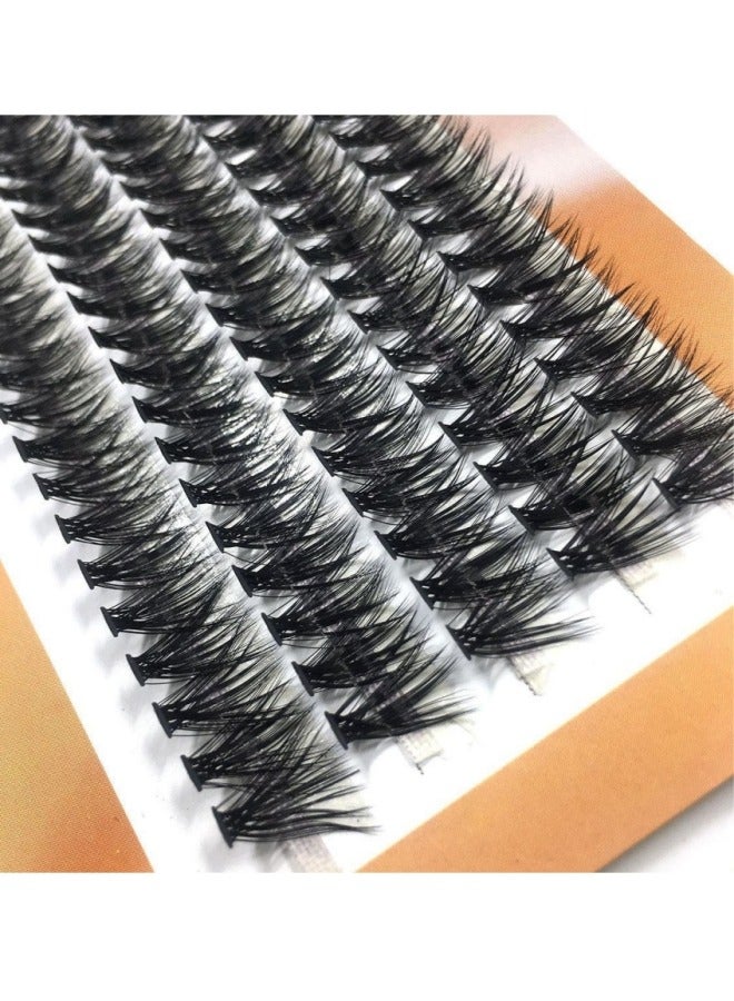 Dense Eyelashes, 5 Rows Pack, European Style Individual Lash Extensions, 10-14mm, Classic Matte Black, Natural Faux Mink, Easy and Convenient for Instant Big Eye Effect - Image 4