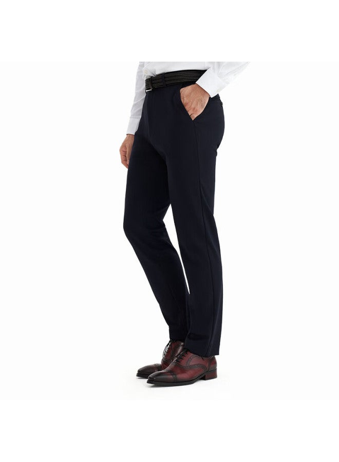 Ouding First-class Black Diamond Dress Pants For Men, Easy-care High-elasticity Wrinkle-resistant Business Casual Trousers, Black Diamond, Size 30 - Image 5