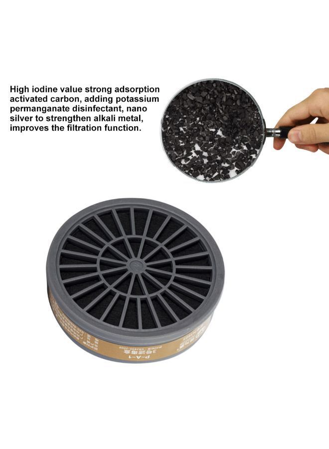 NIBEMINENT Particulate Respirator Filter Cartridge Face Gas Mask - Image 2