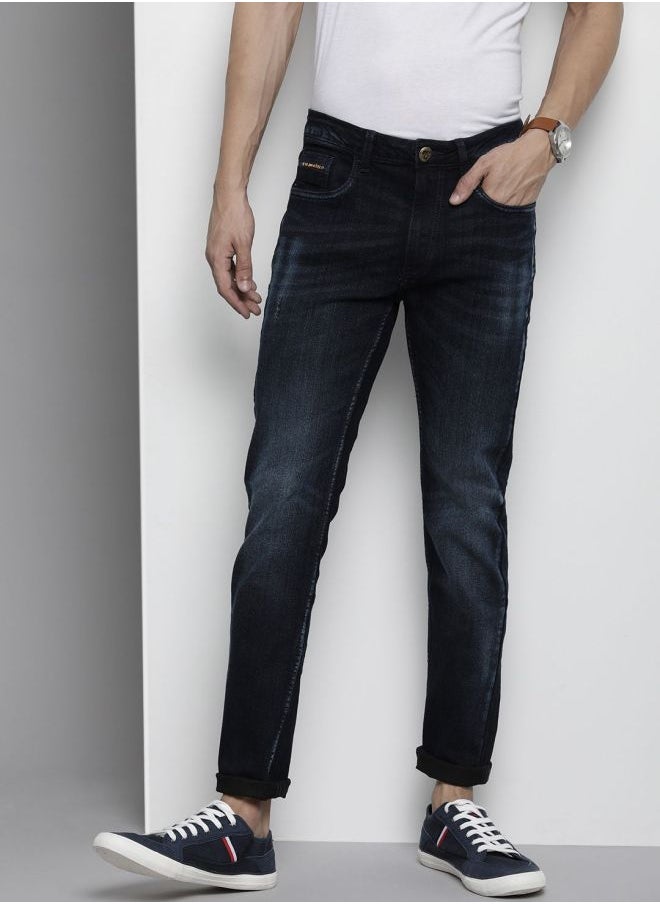 The Indian Garage Co Men Skinny Fit Solid Mid-Rise Stretchable Jeans  - Image 2