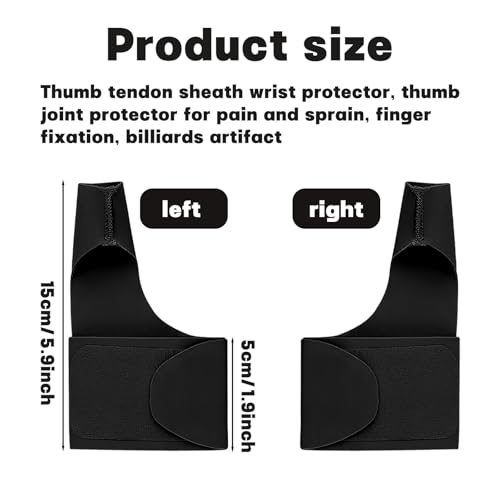 OXYGLOBE 2 Pcs Thumb Sucking Stop Solution, Both Hands Thumb Guard for Thumb Sucking Black Thumb Support Suitable Sports Activities Gaming or Computer Use Occupational Use - Image 2