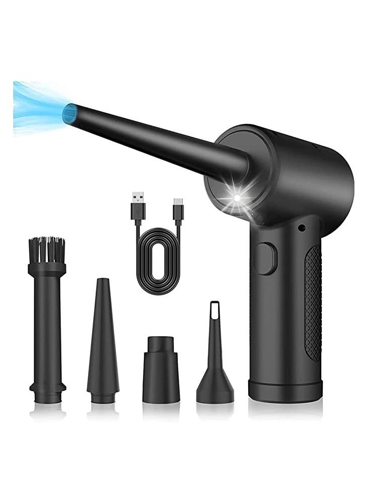Generic Cordless Electric Air Duster, 51000 RPM Portable Air Blower 6000mAh Compressed Air Duster with 5 nozzle attachments Alternative to Air Can Gas Cleaning for Keyboard Laptop Clean  - Image 1