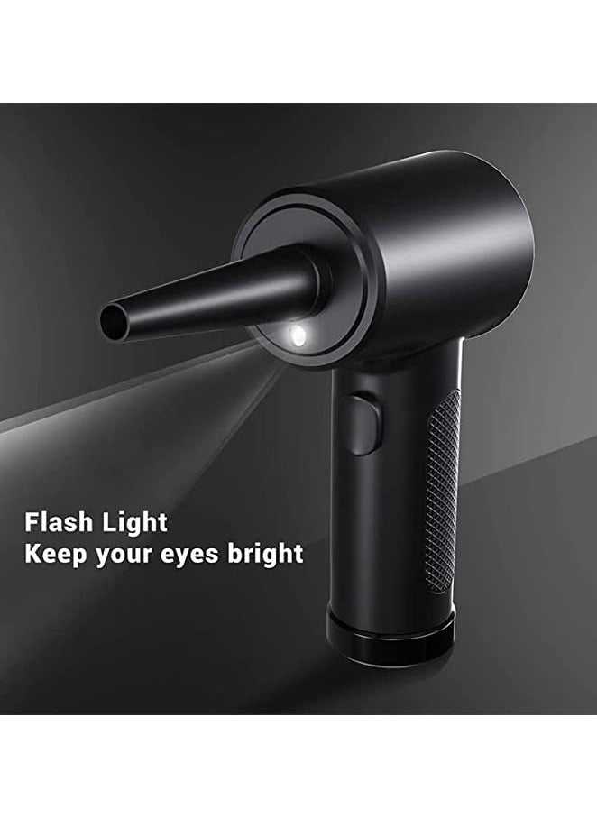 Generic Cordless Electric Air Duster, 51000 RPM Portable Air Blower 6000mAh Compressed Air Duster with 5 nozzle attachments Alternative to Air Can Gas Cleaning for Keyboard Laptop Clean  - Image 2
