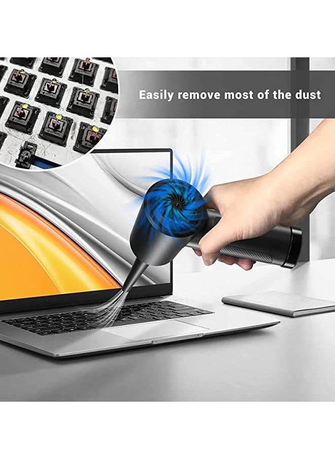 Generic Cordless Electric Air Duster, 51000 RPM Portable Air Blower 6000mAh Compressed Air Duster with 5 nozzle attachments Alternative to Air Can Gas Cleaning for Keyboard Laptop Clean  - Image 4